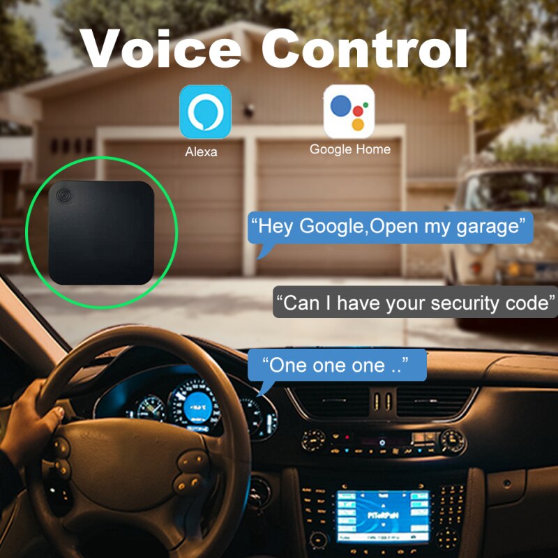 Moniteur d&#39;ouverture/fermeture à distance, 1 pièce, wi-fi, application Smart Life, pour porte de Garage, fonctionne avec Alexa, Echo, Google Home, aucun Hub requis
