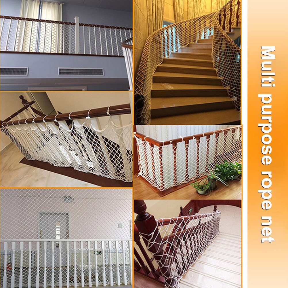 Railing Stairs Outdoor Construction Plant Driveway Pet Durable Children Safety Net Garden Fence Playground Greenhouse Balcony