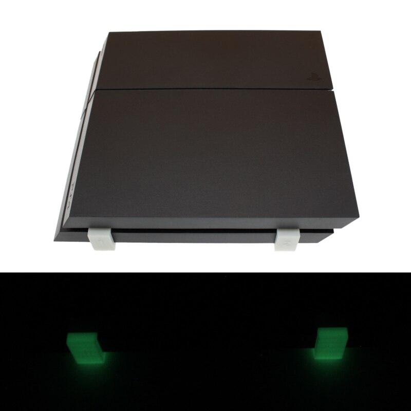 Soporte de refrigeración antideslizante para consola de juegos PS4 PRO PS4 Slim, soporte de pared de silicona con Chip