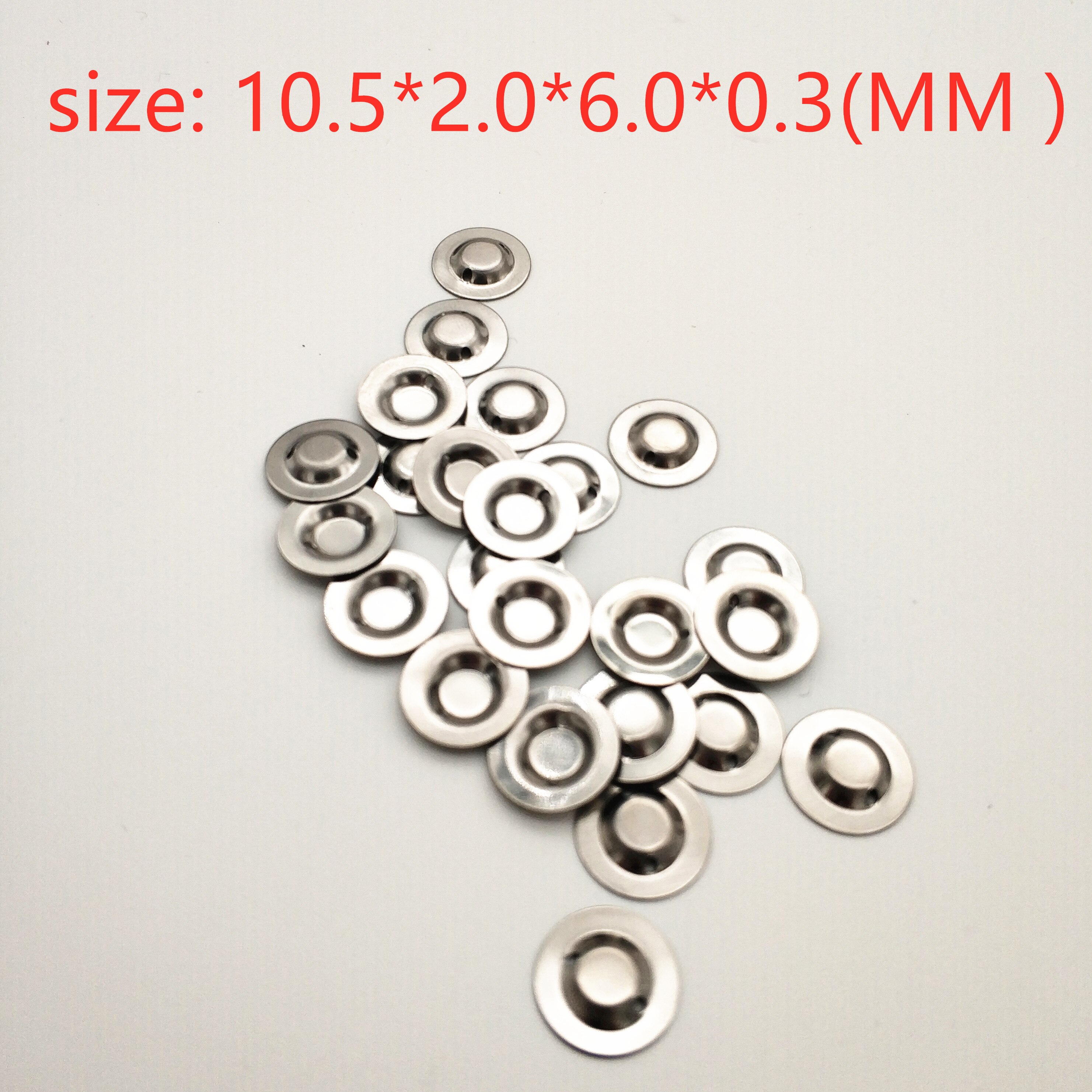 Positieve spot lassen tip cap 18650 platte uiteinde om tapered end batterij accessoires 100 pcs