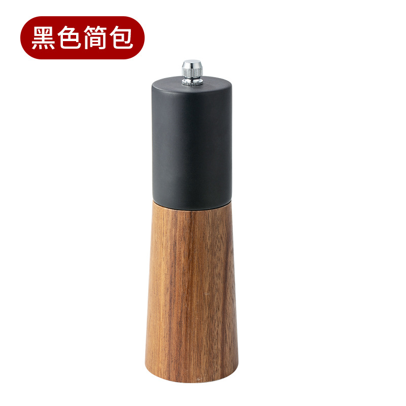 Multi-Functional Black White Salt Pepper Grinder Seasoning Spice Mill 6inch: Dark Grey