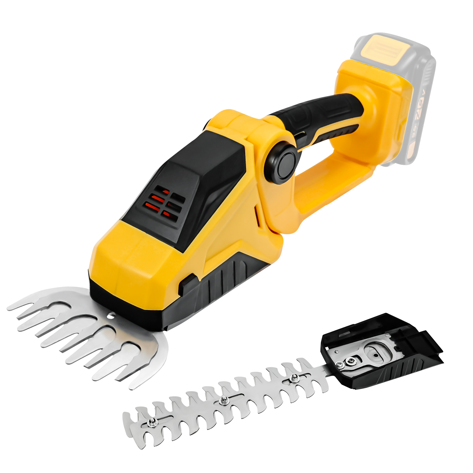 Cordless Hedge Trimmer Electric Grass Trimmer Bush Trimmer Grass Shears Handheld Garden Tool For Dewalt 20V Battery (No Battery): Default Title