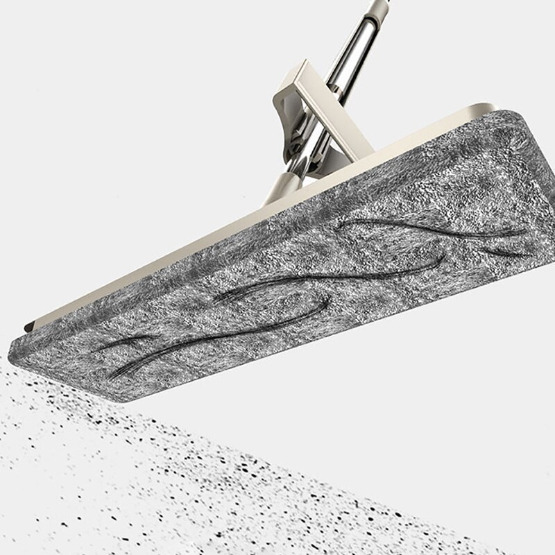 Serpillière magique autonettoyante 32cm, serpillière plate rotative en microfibre pour le lavage du sol, outil de nettoyage à domicile, accessoires de salle de bains