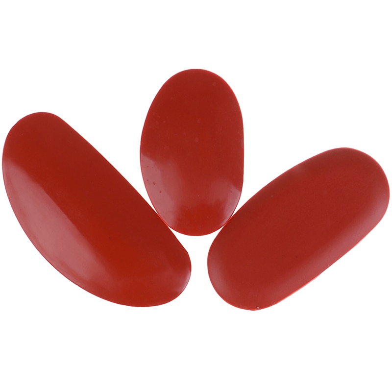 Sculpture faite à la main pour artiste en argile et céramique, outils spéciaux d'art auxiliaire, poterie rouge et artiste en argile, couleur rouge très douce, 3 pièces/ensemble