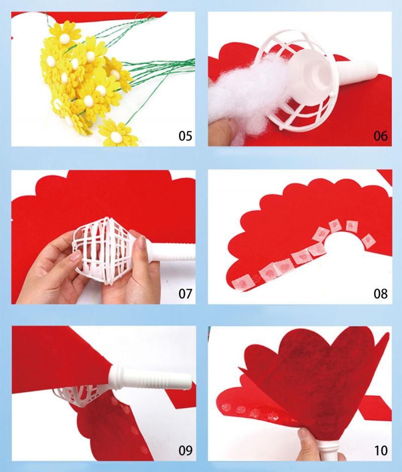 Material Paket Geschmack Strauß Tasten Blumensträuße Blume DIY Material Paket Dekorative Papier Schnur murmeln der Schild DIY Spielzeug