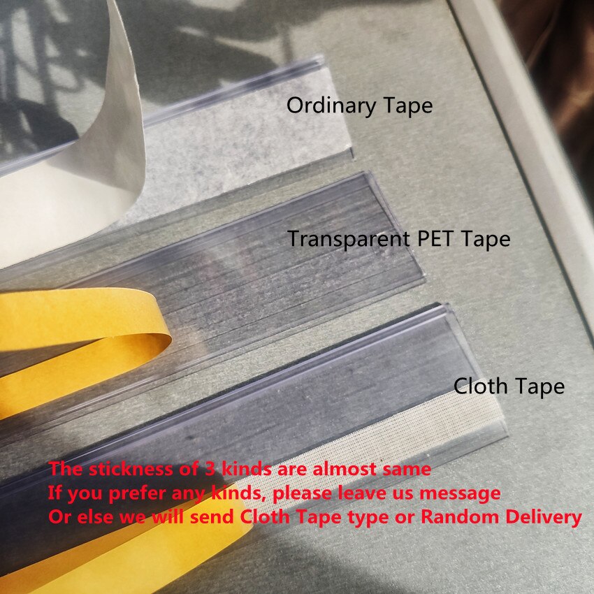 H5cm Plastic PVC Clip Holder on Shelf Rack Merchandise Price Talker Sign Label Display Data Strips with Adhesive Tape 50pcs