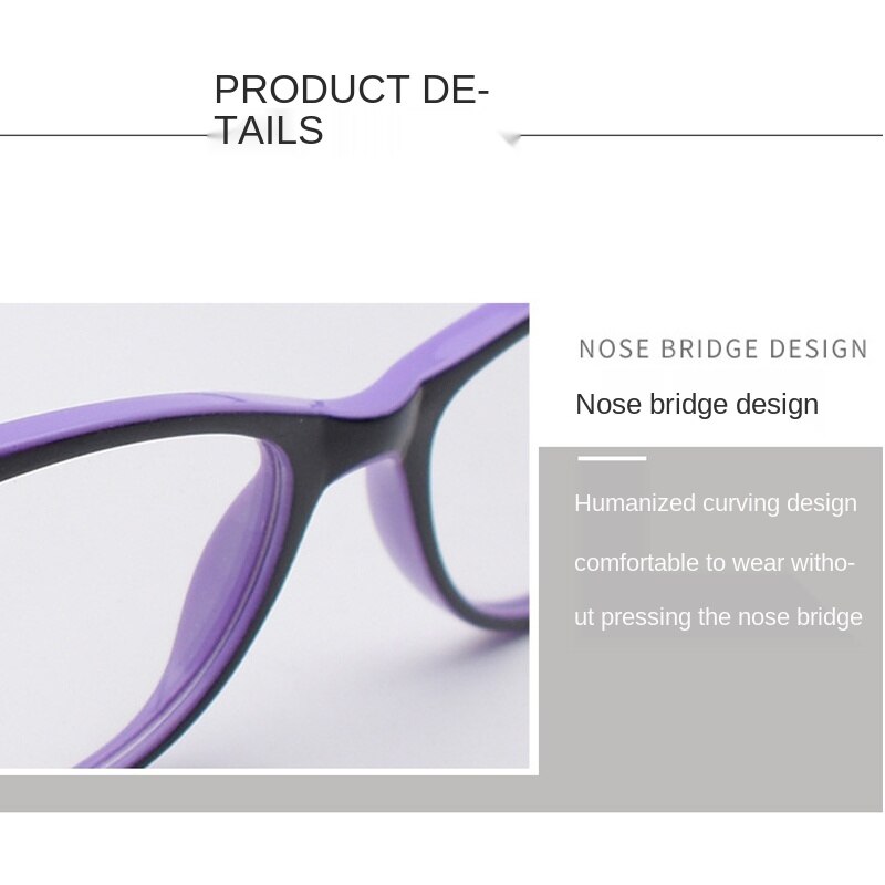 Unisex Optische Glazen Frame Vaste Scharnier Gebogen Spiegel Been Mode Beknopte Praktische Computer Brillen Frame