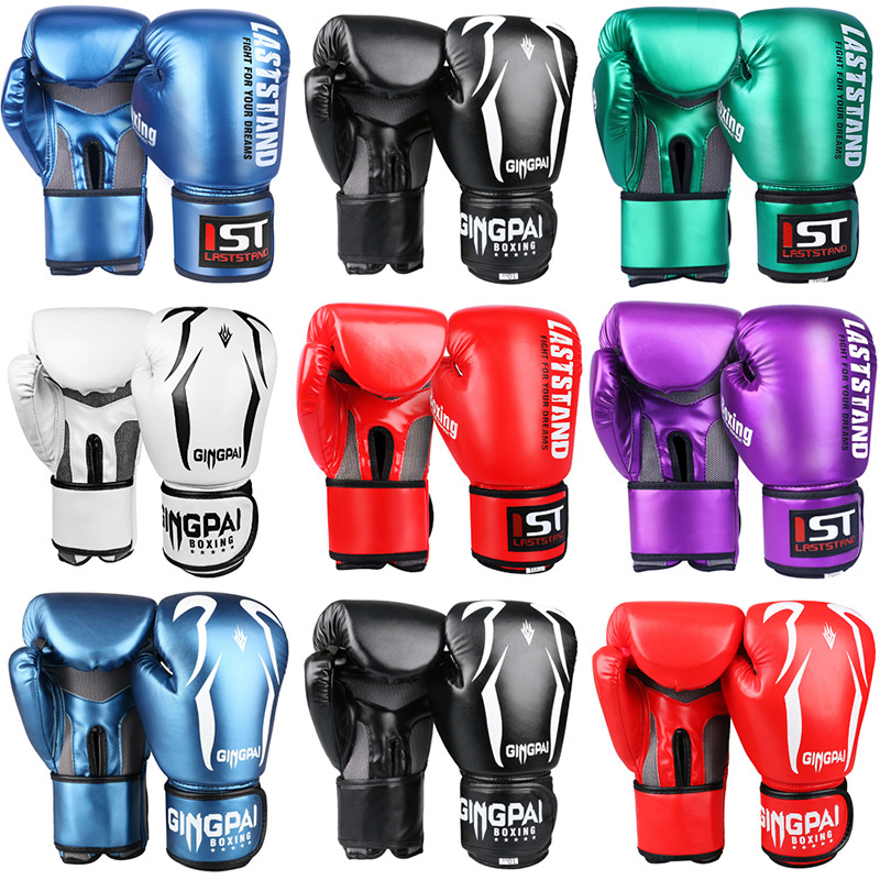 Gants de Kickboxing professionnels pour adultes, poings Sanda, entraînement pour hommes et femmes, sacs de sable de boxe thaïlandais, gants Muay Thai Taekwondo