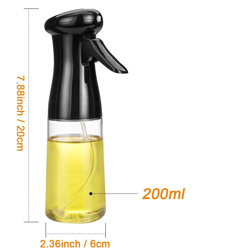 Bouteille de pulvérisation d'huile de 200ml 300ml, distributeur d'huile d'olive de cuisine, Camping barbecue cuisson vinaigre Sauce soja pulvérisateur conteneurs
