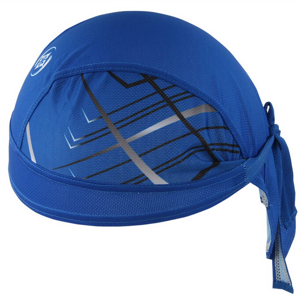 Fietspetten heren en dames fietskleding pet/fietsmutsen: Laserblauw 1