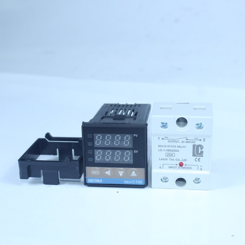 Digital Temperature Controller BERM CX100 Relay or SSR output PID Electronics Heating Controlling Solid state relay: CX100-soild relay