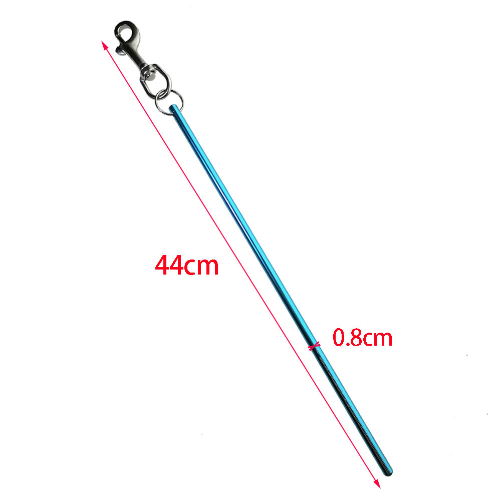 5.5 "14cm nurkować ze stopu aluminium zbiornik grzechotka urządzenie sygnału trzymać z karabinkiem wskaźnik nurkowania wibrator trąbka gwizdek