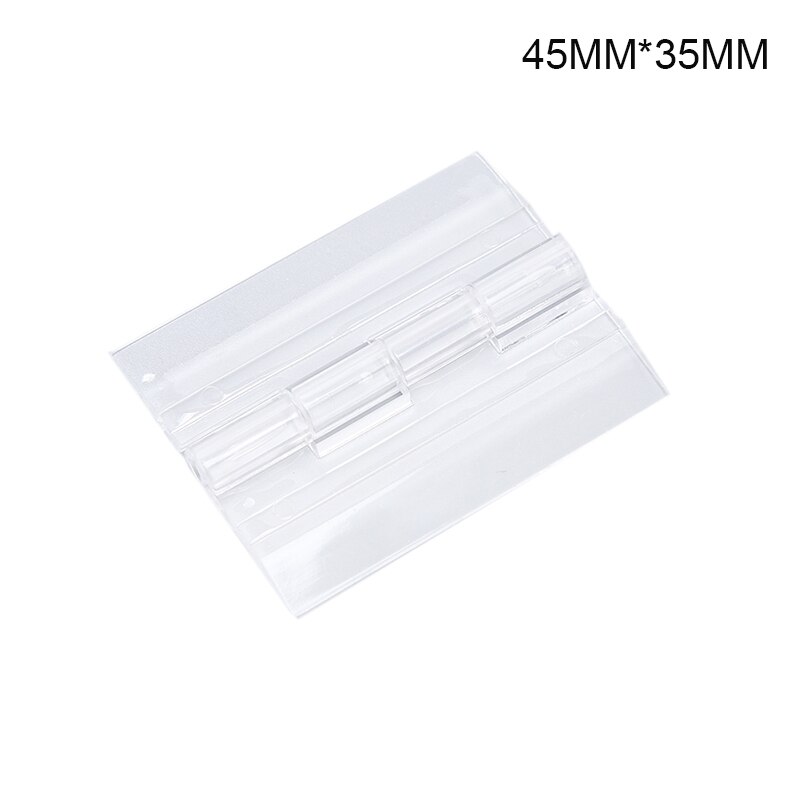 1pcs Acrylic Folding Hinges Transparent Plexiglass Hinge Durable Clear 8 Sizes: A4