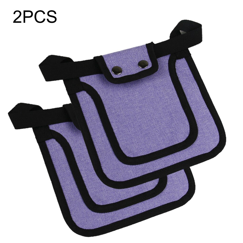 Pack von 2 Huhn Sattel Universal- Oxford Tuch Hühner Schutzhülle Schürzen Zurück FlüGel Feder Wachstum Schutz Zubehör: Violett