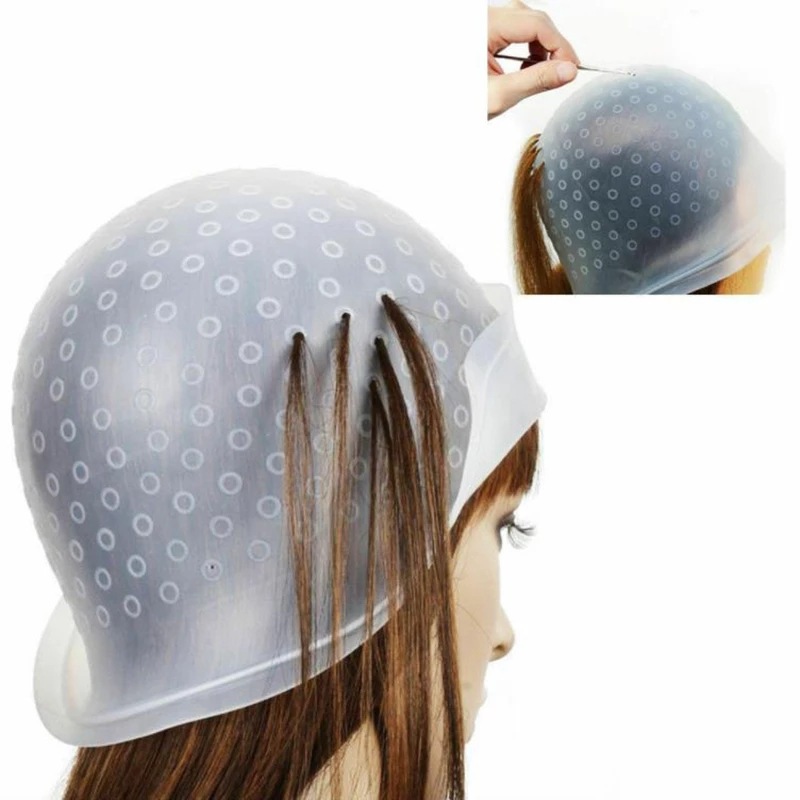 Gorro para teñir el cabello para resaltar la capucha, gorro para teñir el cabello, gorro Meches de silicona para arañazos, gorro para pintar el cabello, gorro para mechas