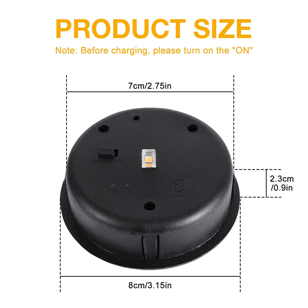 Solar Lights Replacement Top 7 Lumens Solar Lantern Parts 1.2 V 600 MAh LED Solar Panel Lantern Lid Lights For Outdoor Hanging