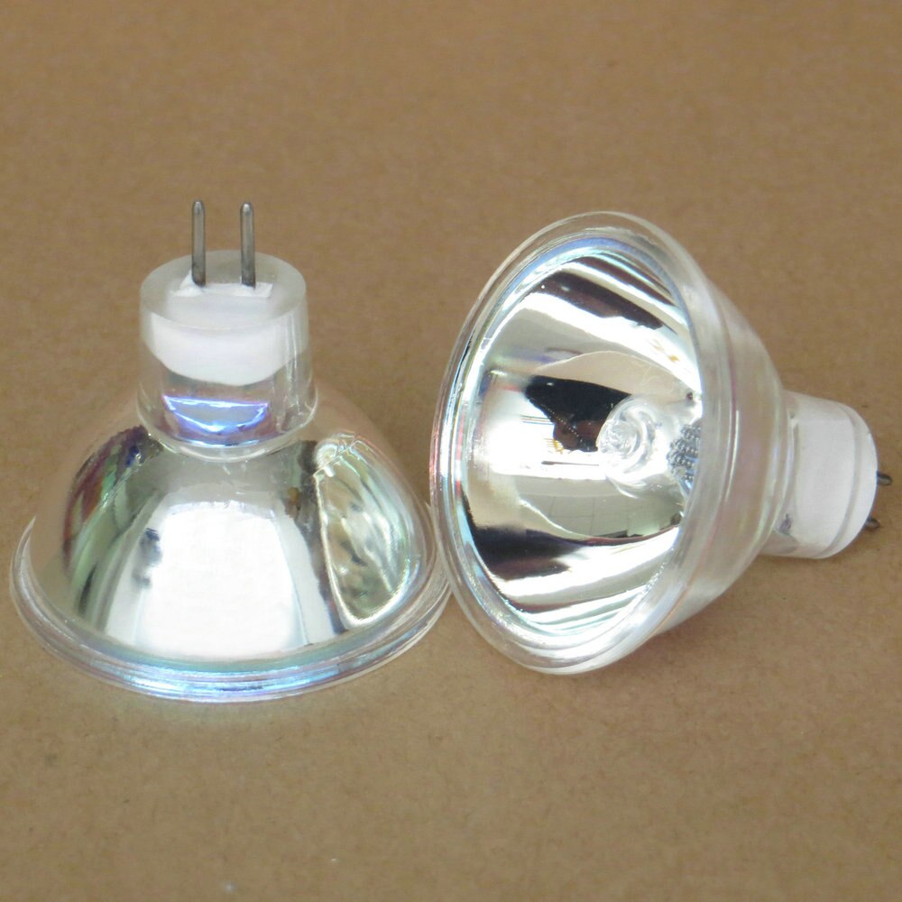 2Pcs ELC HALOGEN LAMP 24VOLT 250WATT 24V 250W MR16 GX6.35 for Projector Microscope,Endoscope Microscope Fiber Optic Light Source