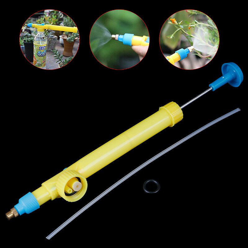 Mini sapflessen interface plastic trolley pistool sproeier vernevelaar sproeier bewatering irrigatiekop waterdruk tuin
