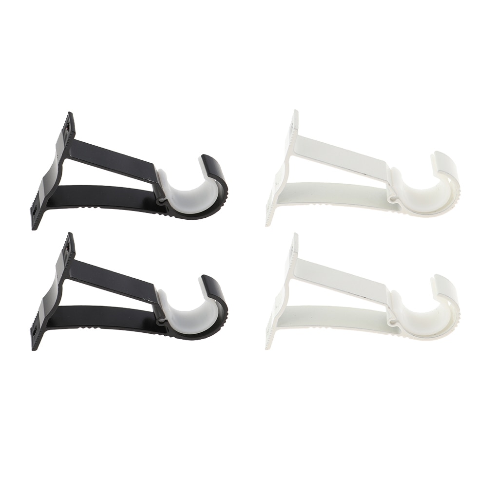 2 stk monterte persienner gardinstang veggholderholder til 28mm stenger, holdbar