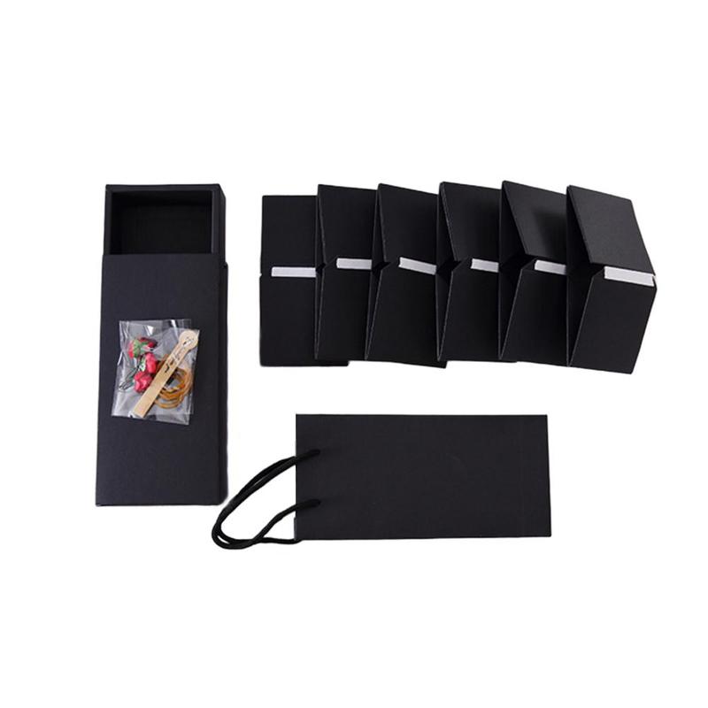 Creativity DIY Handmade Up Box Scrapbooking Photo Wedding Day Birthday Suprise Album For Valentine's Box Party T0W5: Default Title