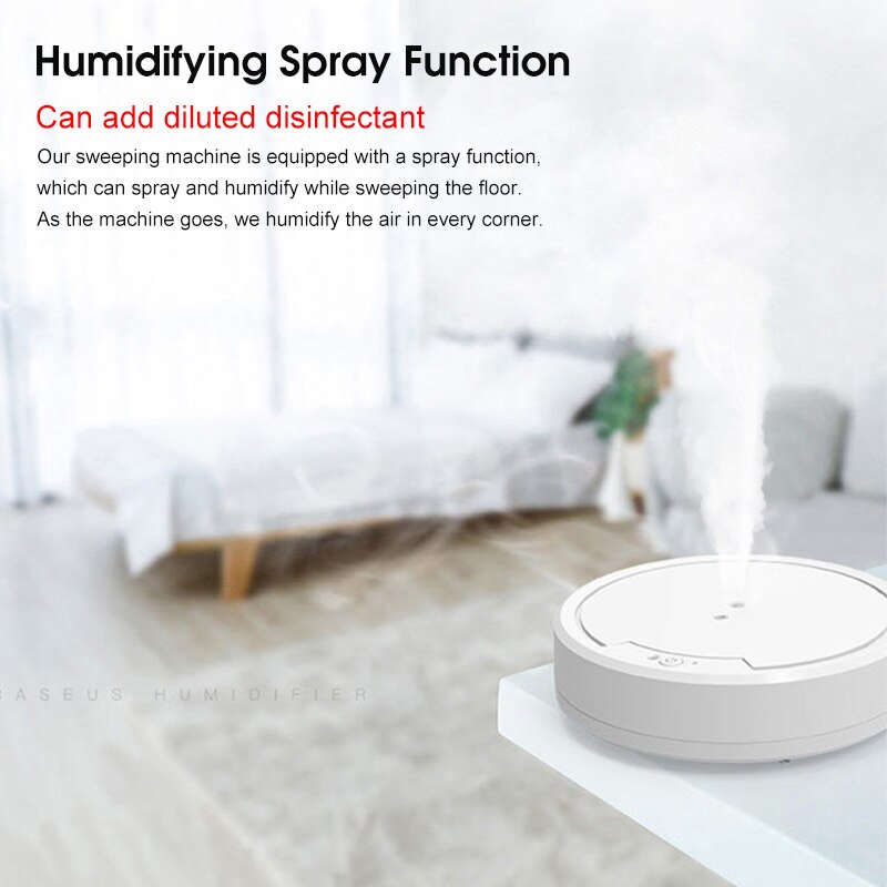 multifunctional 4 in 1 Smart Robot Spray Sweeping Robot Disinfection Humidification Rechargeable Dry Wet Vacuum Cleaner