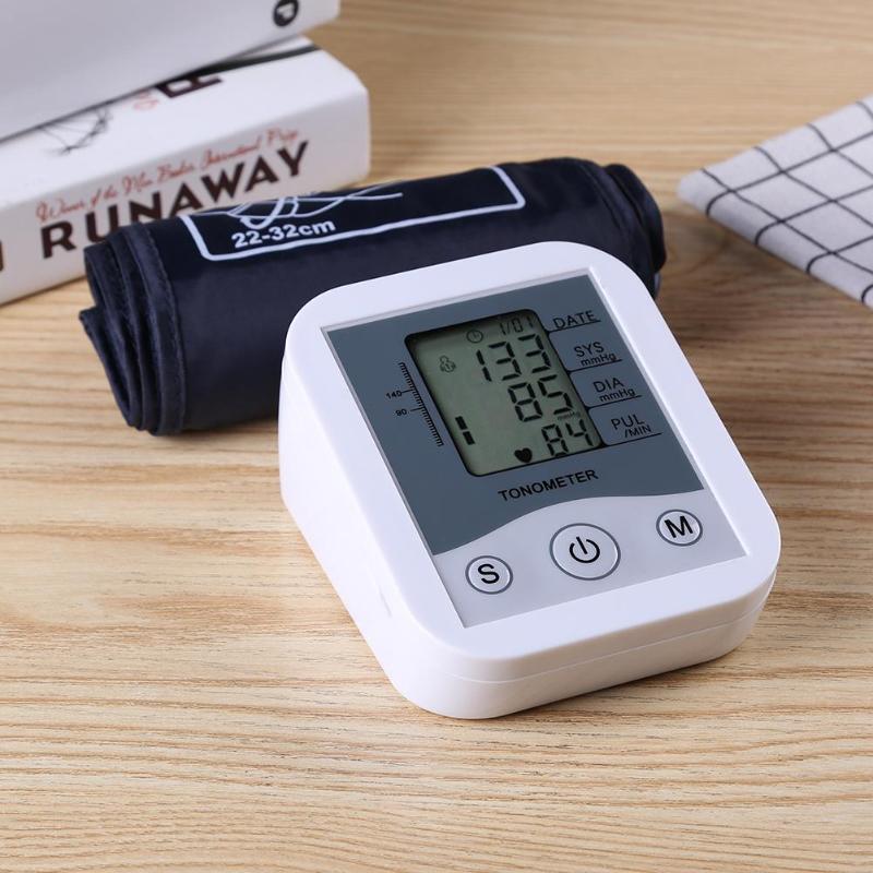1PC Blood Pressure Monitor Upper Arm Blood Pressure Meter Digital Blood Pressure Measure Tool for Measuring Arterial Pressure
