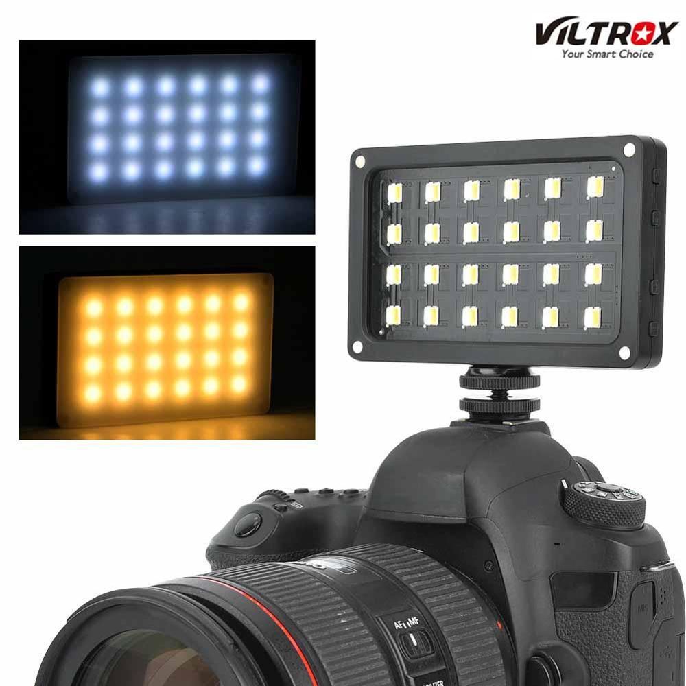 Viltrox studie lys  rb08 bi- farver 2500k-8500k bærbar mini video led lys indbygget batteri led studio lampe til telefon kamera