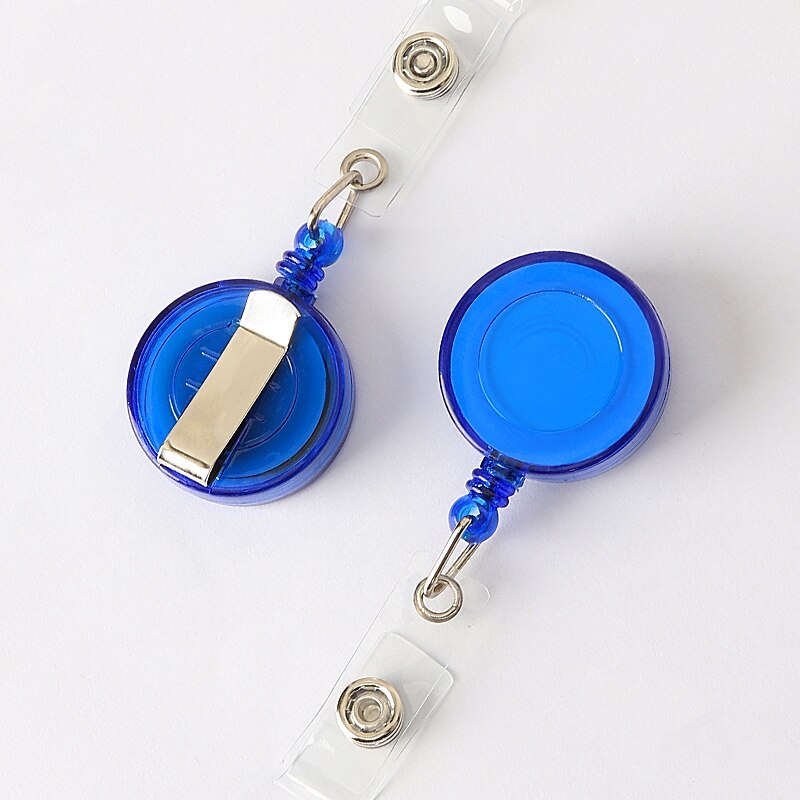 Retractable Badge Reel for Company Factory Workers Staff Work ID Card Holder Hospital Nurse Doctor Badge Holder Certificate Clip
