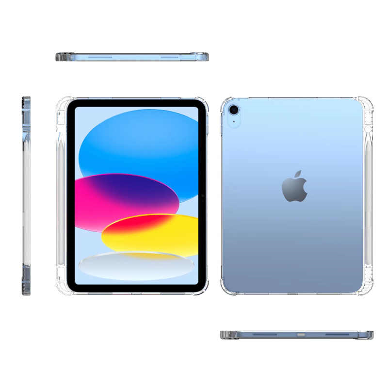Clear Case For iPad 10th 9th 8th 7th 6th 5th Generation With Pencil Holder Case iPad Air 11 5 4 3 Pro 13 12.9 Mini 6 7 Tpu Cover
