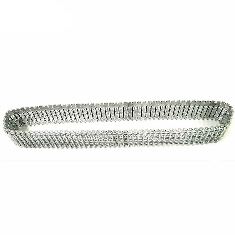 Robotti -auton metallitelat indeksointiketju 3818 rc säiliön osalle heng heng pitkä 1/16 tiikeri i säiliöauto on yksi puoli pitkä 39cm