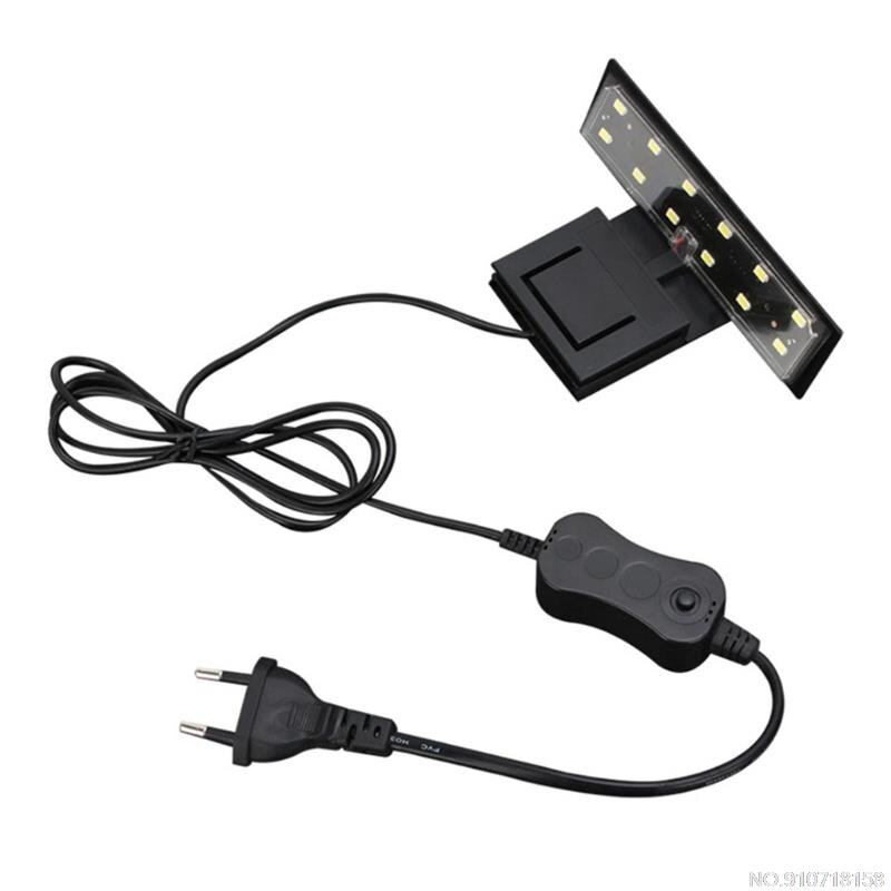 Ampoule LED à clipser pour Aquarium 100-240V, lumière blanche, éclairage pour croissance de plantes aquatiques, directe D18 20: 7