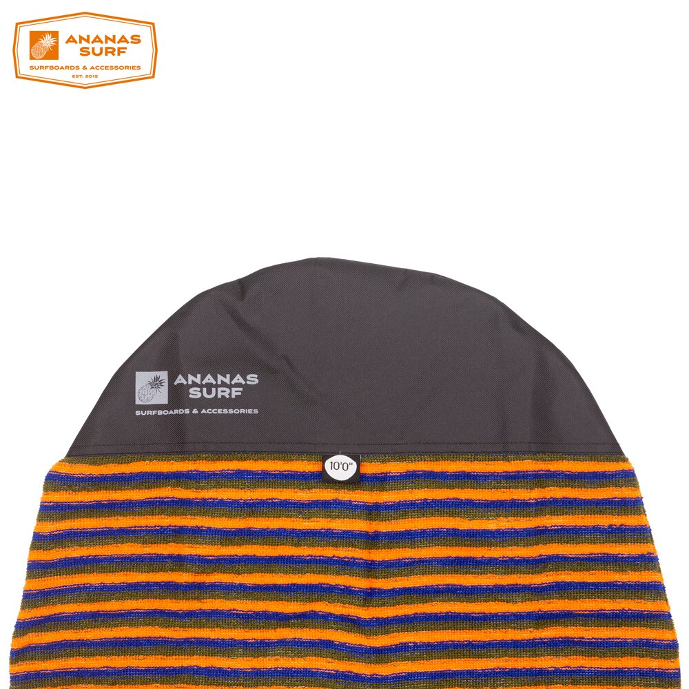 Ananas-chaussette de planche de Surf, 10'0 pouces, 300 cm, 10ft. Sac de couverture souple pour le nez rond, longboard, pour surf, tissu en tricot éponge extensible
