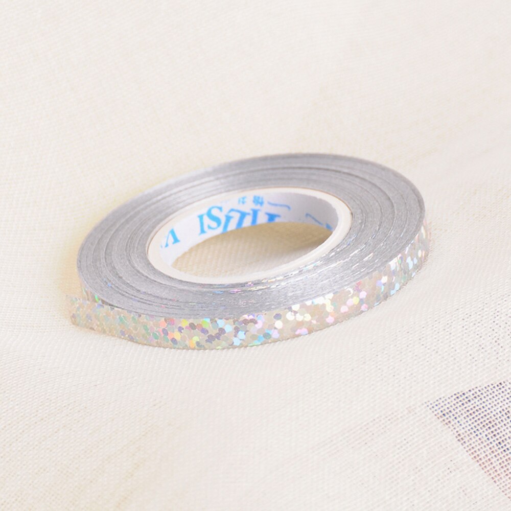 Cintas para globos de 3 piezas, 5mm x 10m, suministros para fiestas de cumpleaños y bodas, accesorios para manualidades: silver laser