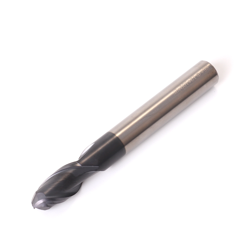 Ball Nose End Mill Tungsten Carbide Cutter CNC Router Bit Milling Tool R0.5 1mm 6mm 2mm 4mm 3mm HRC55 2 Flute mill cutter