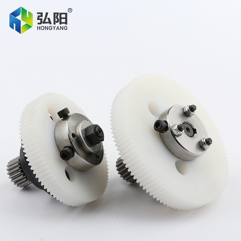 Gear Nylon Wheel 80 Teeth 100 Teeth Straight Tooth Eccentric Gear Rack And Pinion Belt Synchronous Wheel CNC Transmission Parts