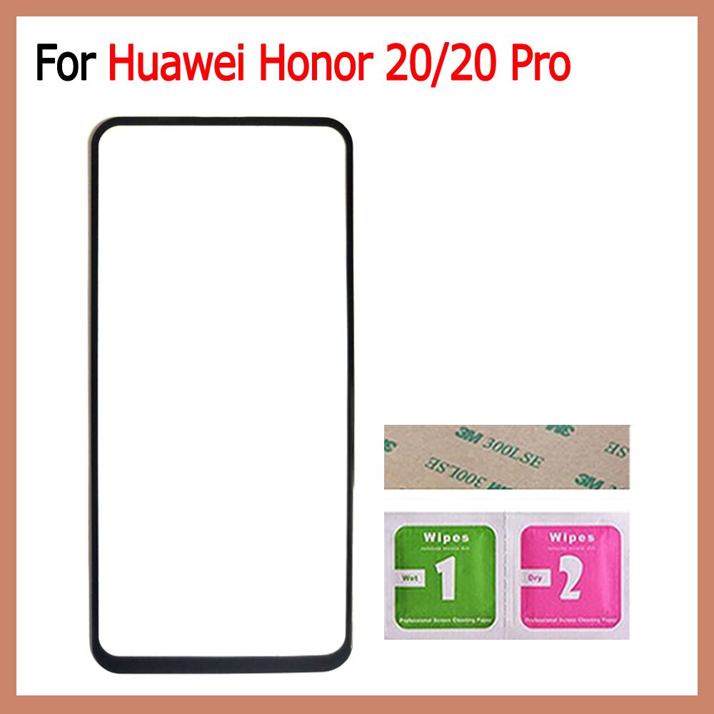 Touch Glas Für Huawei Honor 20 20 Pro 20i 20 Lite Ansicht 20 Touch Front Outer Glas Objektiv Ersatzteile ersatz