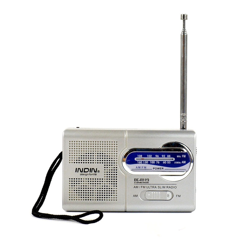 BC-R119 draagbare mini pocket digitale am fm radio