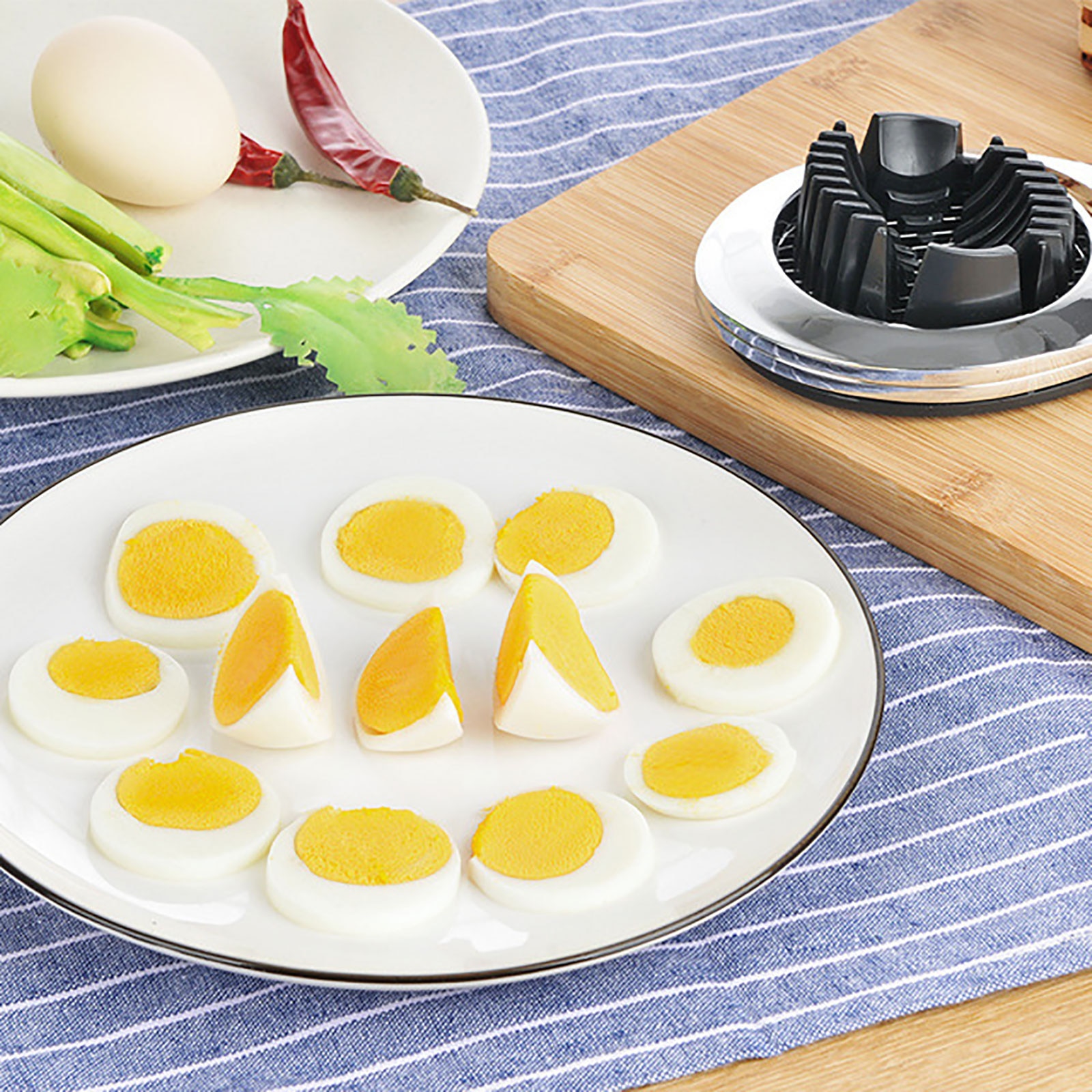 Eieren Slicers Rvs Eieren Hardgekookte Metalen Tomaat Cutter Chopper Home Keuken Egg Cutter Keuken Tool Gadgets