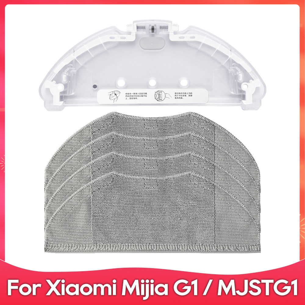 Compatible con Xiaomi Mi Robot aspirador Mop Essential G1/MJSTG1/SKV4136GL) pieza accesorio de fregona con filtro de Cepillo Lateral principal: Verde militar