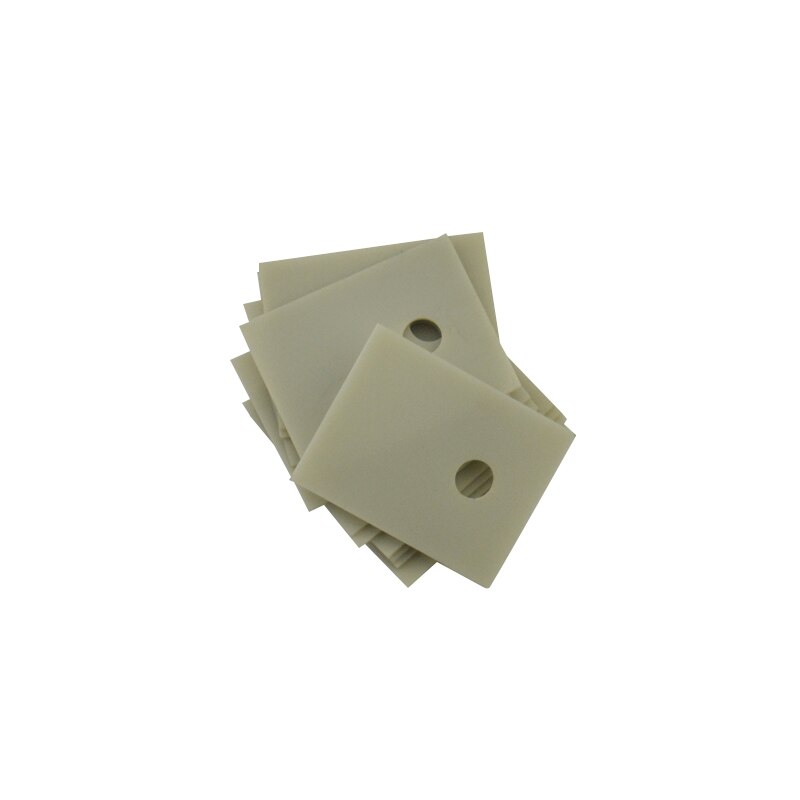 Aluminum Nitride Ceramic Heat Sink AIN Ceramic Substrate Wear-resistant and High-temperature Resistant TO-220