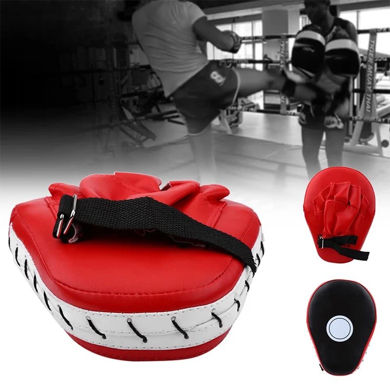 Gebogen Ponsen Wanten Bokspads Hand Doelwit Boksblokken Handschoenen Training Focus Pads Kickboksen Muay Thai Martial Art