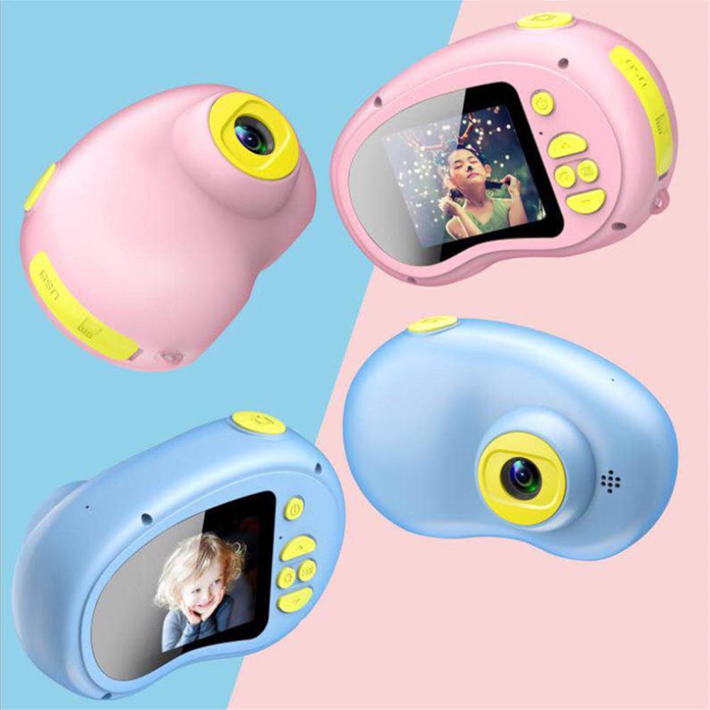 Børne hd digital fotokamera legetøj stødsikkert kamera silikone cover fotografering mini slr tegneserie kamera til børn fødselsdag