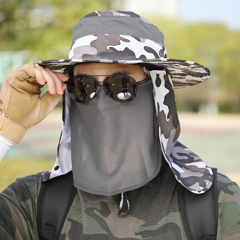 Mode Visser Hoed Heren Zomer Zonnehoed Zonnehoed Emmer Hoed Outdoor Ademend Mannelijke Vissen Hoed Gorras