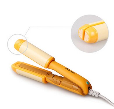 At Cute Mini Flat Iron Ceramic Hair Straightener Small Cartoon Hair Curling iron Travel straightening Tools: 16