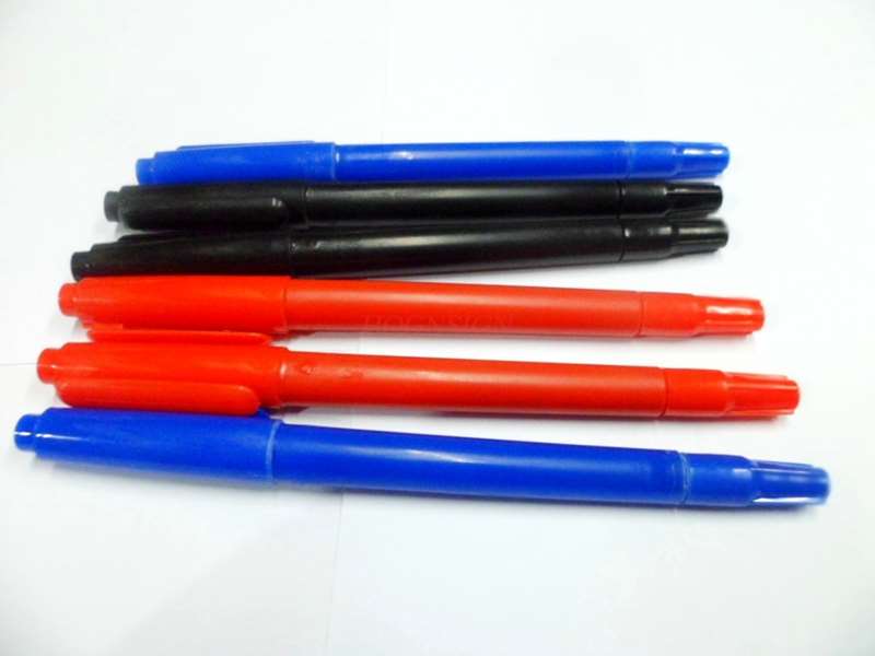 painting brush mark brush Double-headed oily marker Marker PC board mark black red blue hook brush
