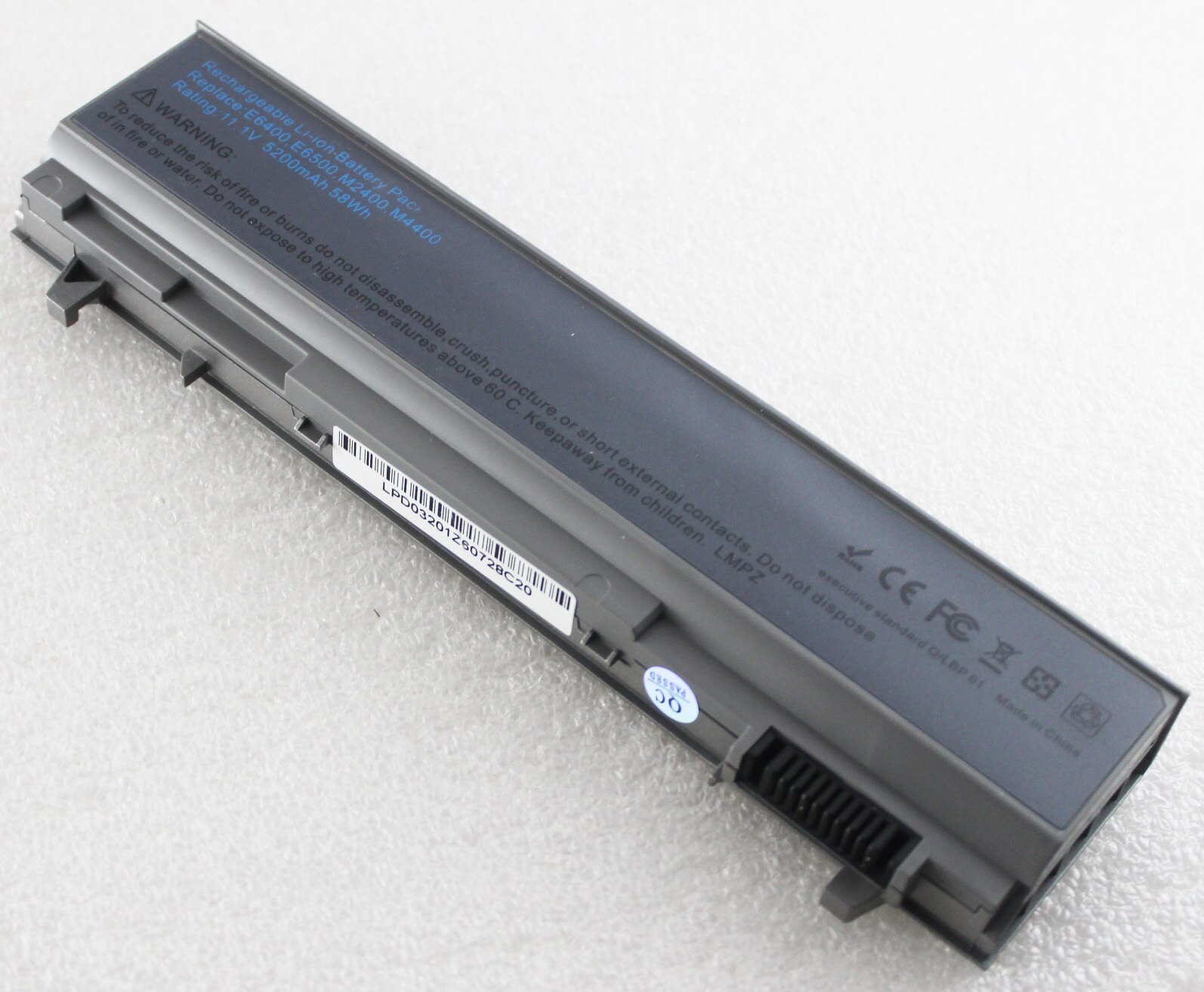 Batería para ordenador portátil Dell Latitude E6400, E6410, E6500, E6510, KY477, PT434, W1193, U844G, 2004, 2006, 2006, FU268, PC