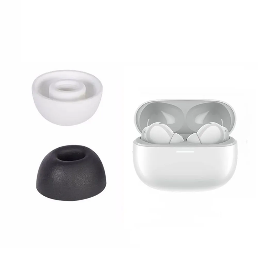 6 Stuks Siliconen Oordopjes Tips Voor Xiaomi Redmi Buds 5 Pro Oordopjes Vervanging Oortelefoon Kits Oordopjes Oorgels Accessoires Reparatie
