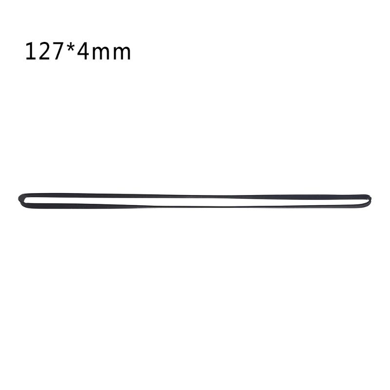 4mm szeroki płaski taśma magnetofonowa pas maszynowy różne wspólne paski do rejestratora Walkman Repeater napęd DVD pasek gumowy: Ciemnoszary