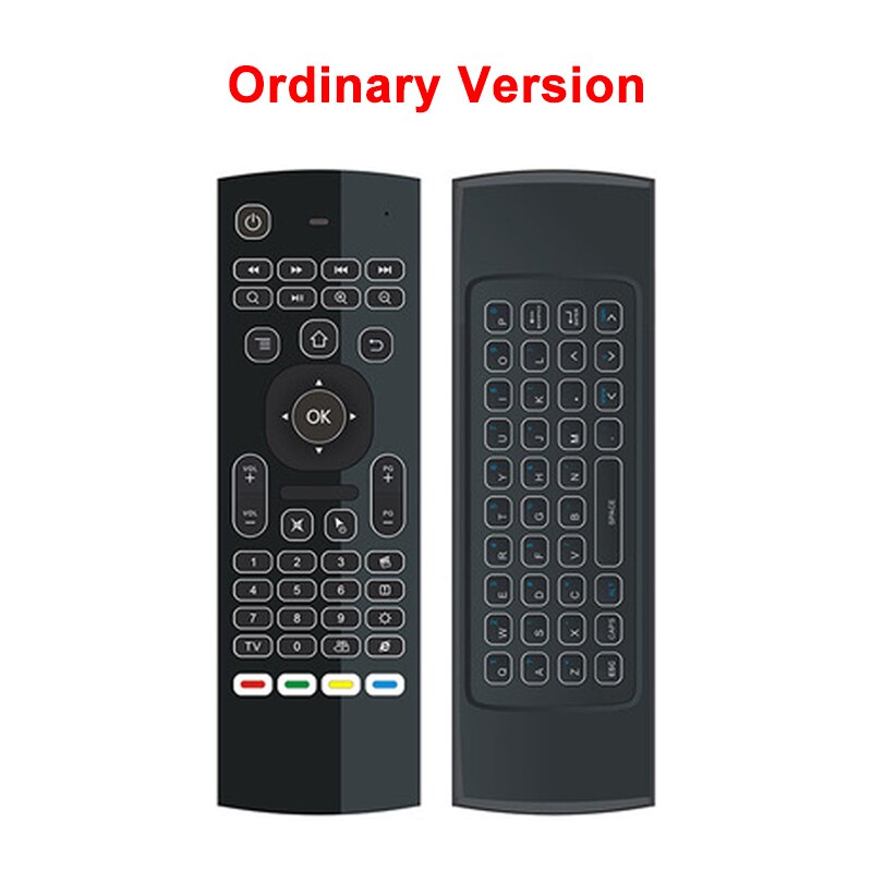 MX3 Backlit Air Mouse T3 Google Smart Ir Afstandsbediening 2.4G Rf Draadloze Toetsenbord Voor X96 Mini H96 Max x2 Pro Android Tv: A