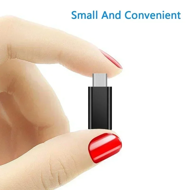 10-1PCS Phone Adapters Type C Female To Micro USB Male Converters for MacBook Tablet Laptop Samsung Micro To USB C Connector